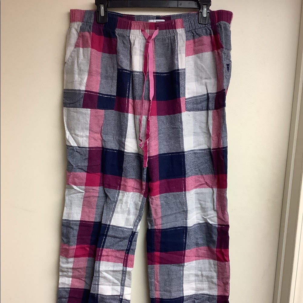Sonoma plaid tie-waist pajama/lounge pants